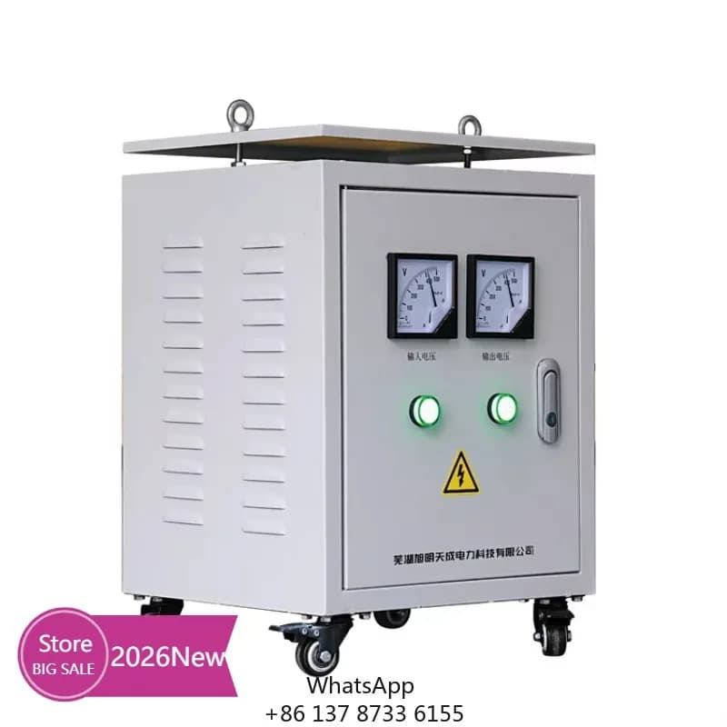 2026 New Certified 3KVA Three Phase Transformer 380V To 220V Pure Copper For CNC Machine Tools