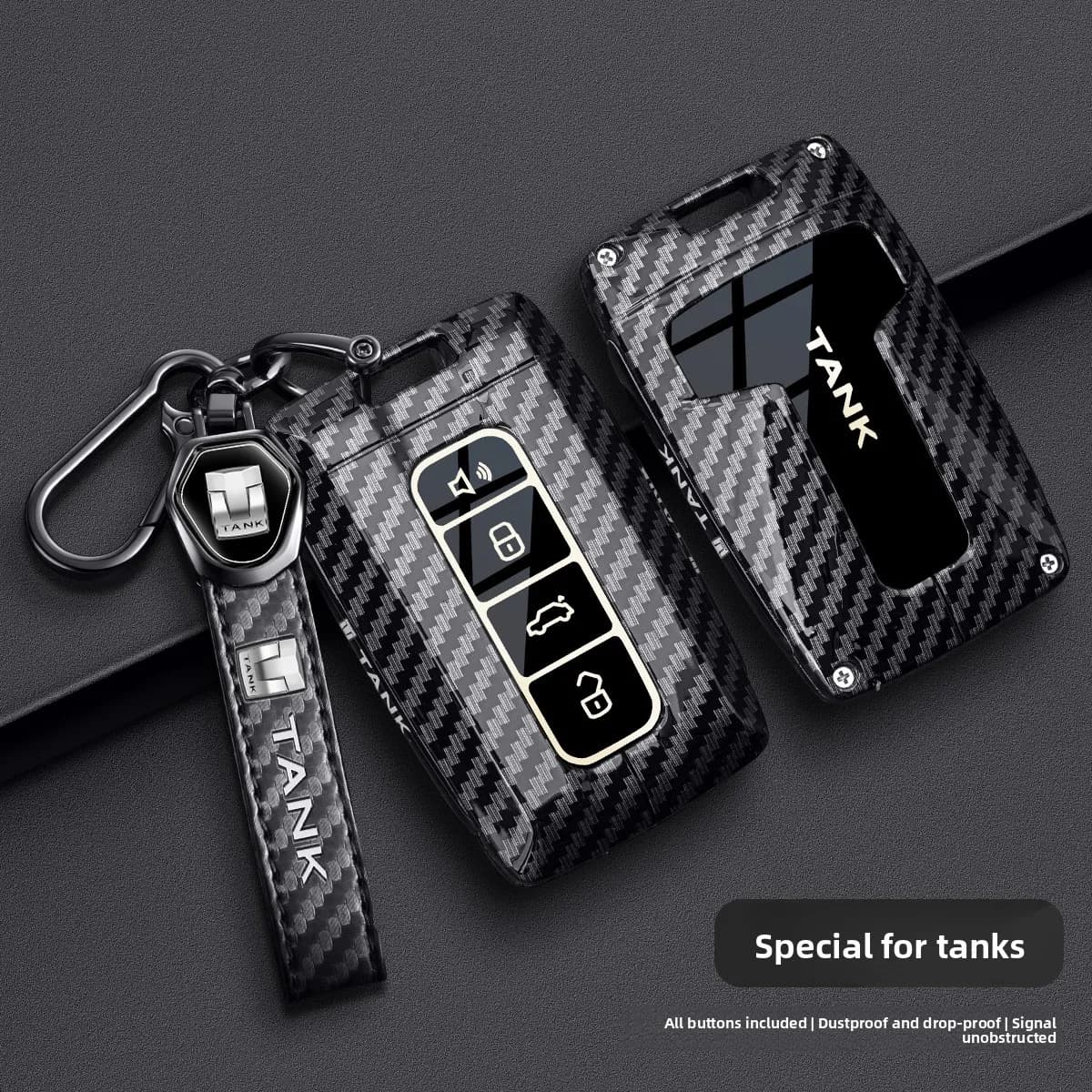 For Tank 300 Key Protection Cover 300 Special 400hi4t Tank 500/700 Metal Full Package Buckle Shell