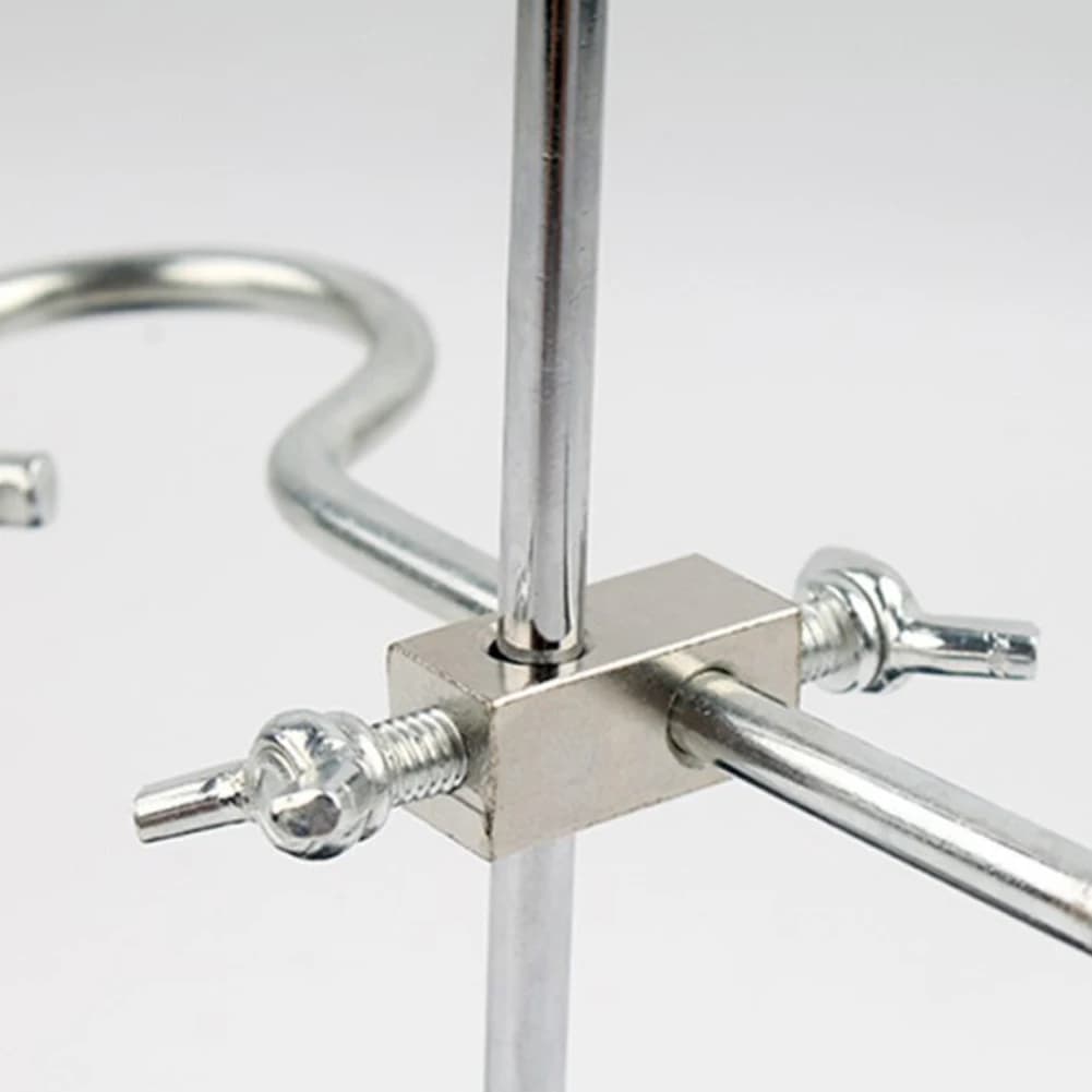 Retort Support Lab Stand Home Garden Factories Stable Supporting 16*9.5*30cm 1PC Detachable Families Fixing Iron