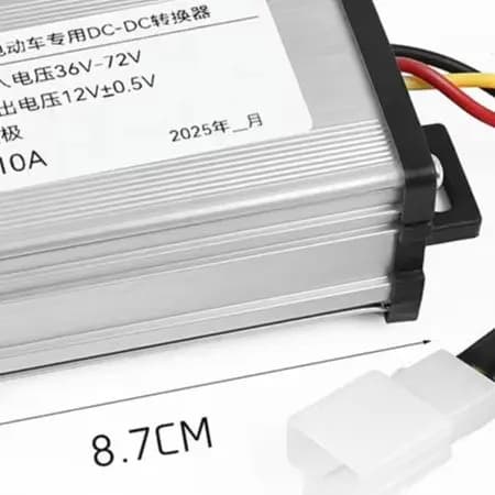 120W DC Step Down Converter for Electric Vehicles 36V 72V to 12V 10A for Voltage Regulator for Automotive and DC Equipment