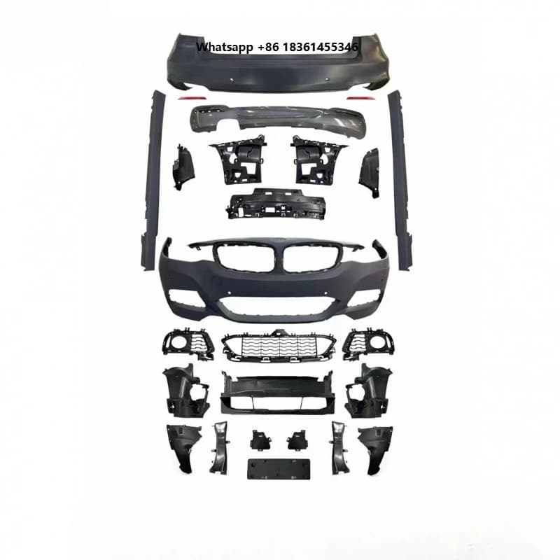 For 3 Series GT Modification F34 Upgrade Sports Edition MT Full Body Kit 3GT Front Side Skirts Rear Bumper Suitable