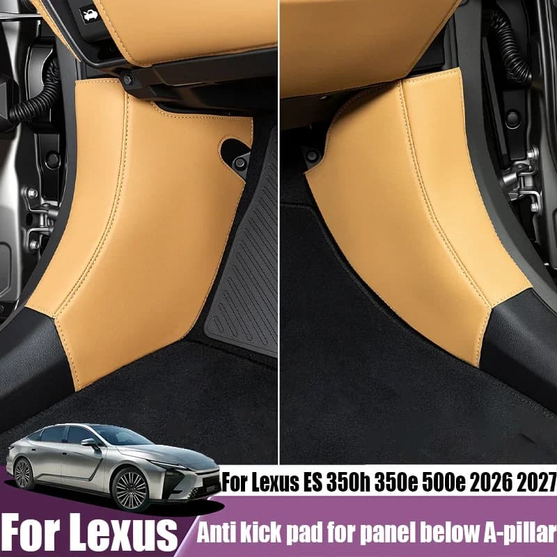 Panel anti-kick pads under the A-pillars car interior product modification accessories For Lexus ES 350h 350e 500e 2026 2027