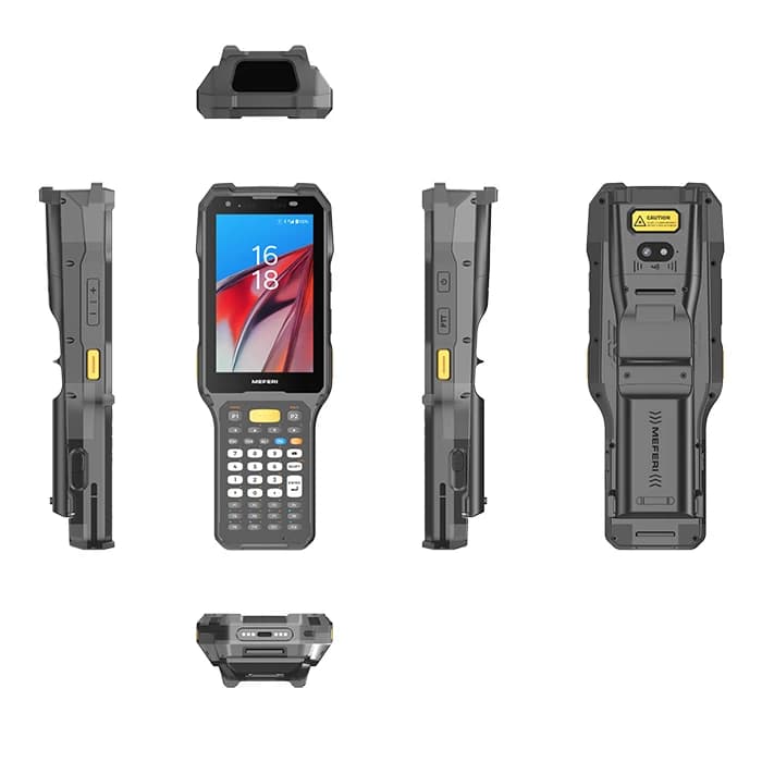 WIFI-6E IP68 Ultra-Rugged Industrial PDA NFC Data Collector 5200mAh Cold Chain Android 13 PDA Handheld for Extreme Environment