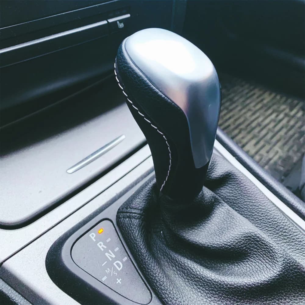 Para BMW E81 E82 E87 E90 E92 E93 Perilla  palanca  cambios automática con Alcantara