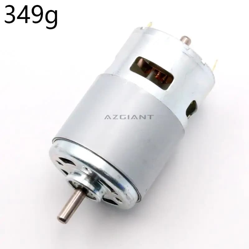 AZGIANT 775 DC Motor 12-24V 60W 0.3-1.2A 2000-15000 rpm Single Ball Bearing High Power Low Noise Motor DIY Drill Car Wash Pump