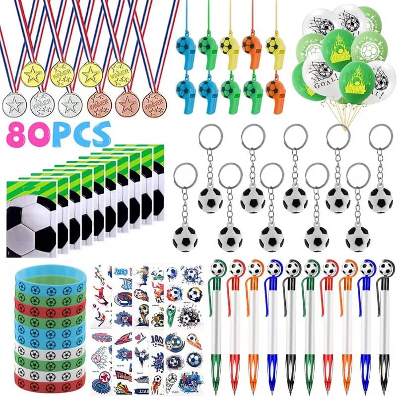Football basketball toys DIY football accessories bracelet set, fan game cheering props