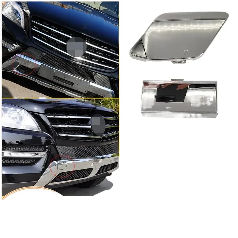 For Mercedes Benz ML Class W166 2012-2015 Front Rear Bumper Trailer Tow Hook Cover Cap