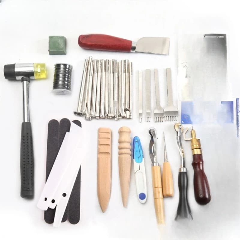 Leather engraving printing tool package, leather handmade package, handmade leather goods package