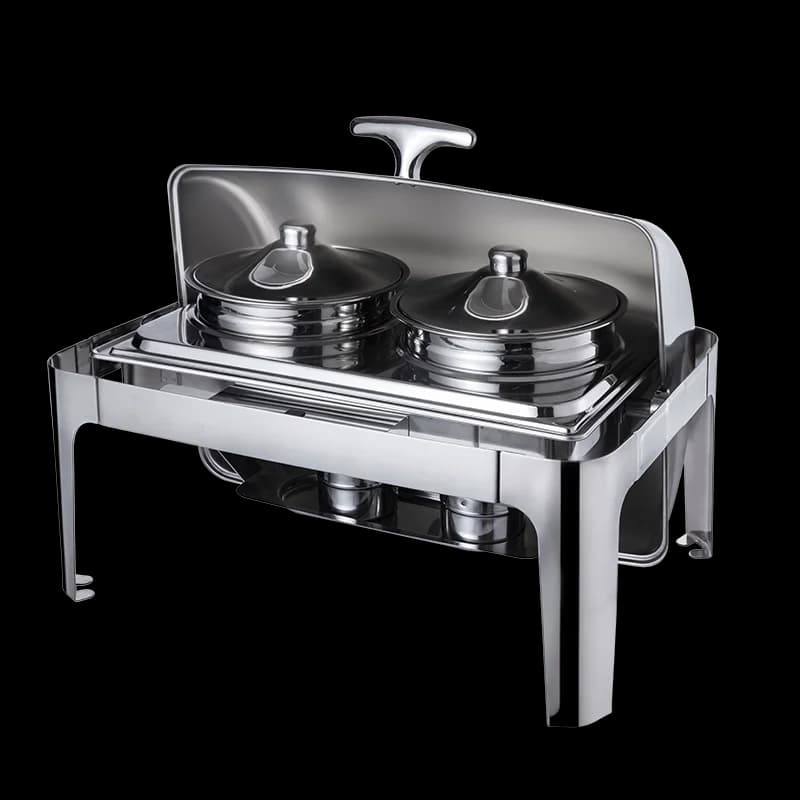 Stainless Steel Buffet Furnace Flap Square Furnace Visual Insulation Furnace