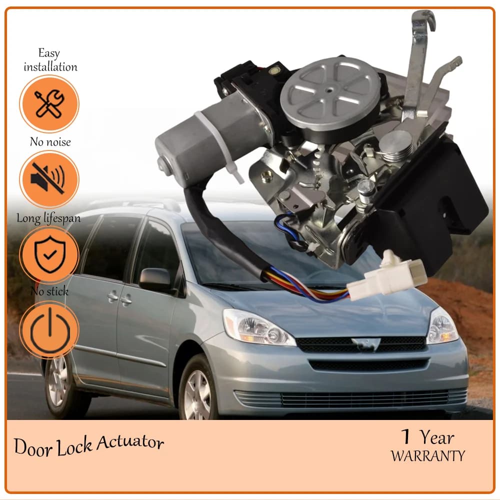 Tailgate Lock Latch, suits Toyota Sienna 2004-2010, High-spec Auto-absorb Liftgate Lock oem DLA654,6911008050,100DLA654S,931-942