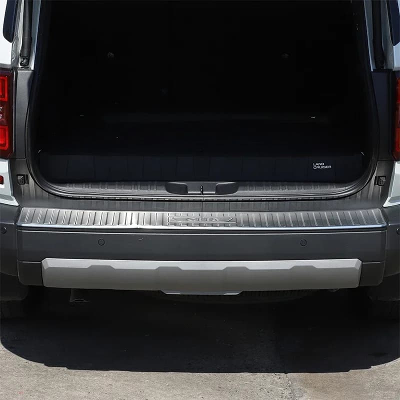 For Toyota Land Cruiser 250 Prado LC250 2024 2025 Car Rear Guard Plate Trunk Bumper Protective Strip Stickers Accessories