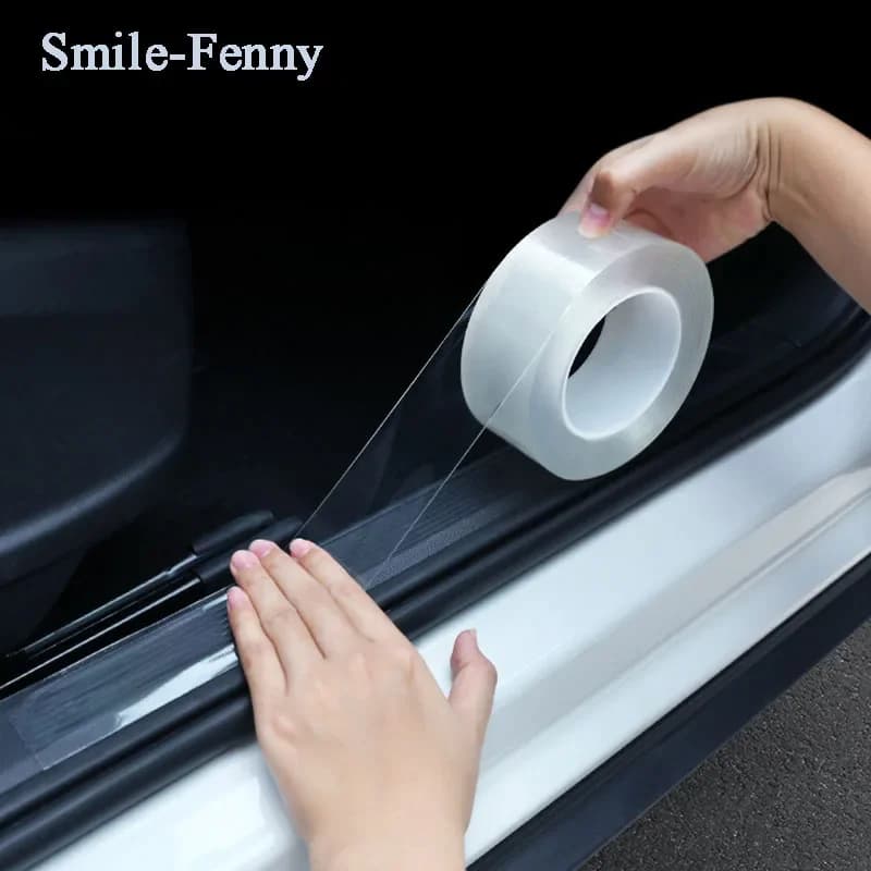 For Kia Sportage NQ5 2022-2025 Transparent Car Door Sill Protection Strip Door Threshold Anti-scratch Guard Stickers Goods
