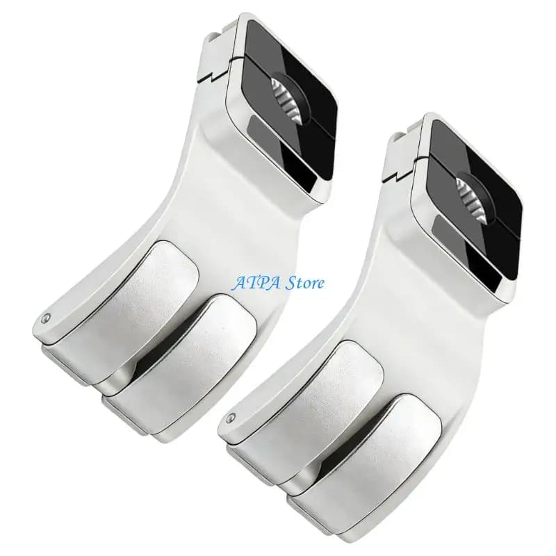 U13C Pack Of 2 ABS Car Back Hooks For Rear Storage Organization With 5kg Capacity Quick Installation Universal Design