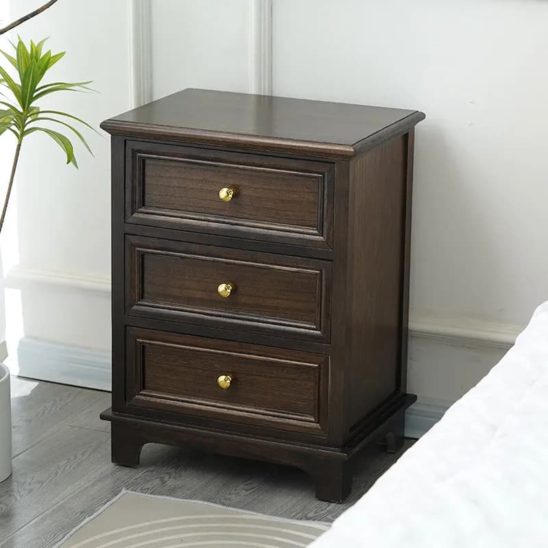 Home Bedside Table Drawers Corner Wooden Vintage Bedside Table Nordic Accessories Muebles De Dormitorio Modern Furniture