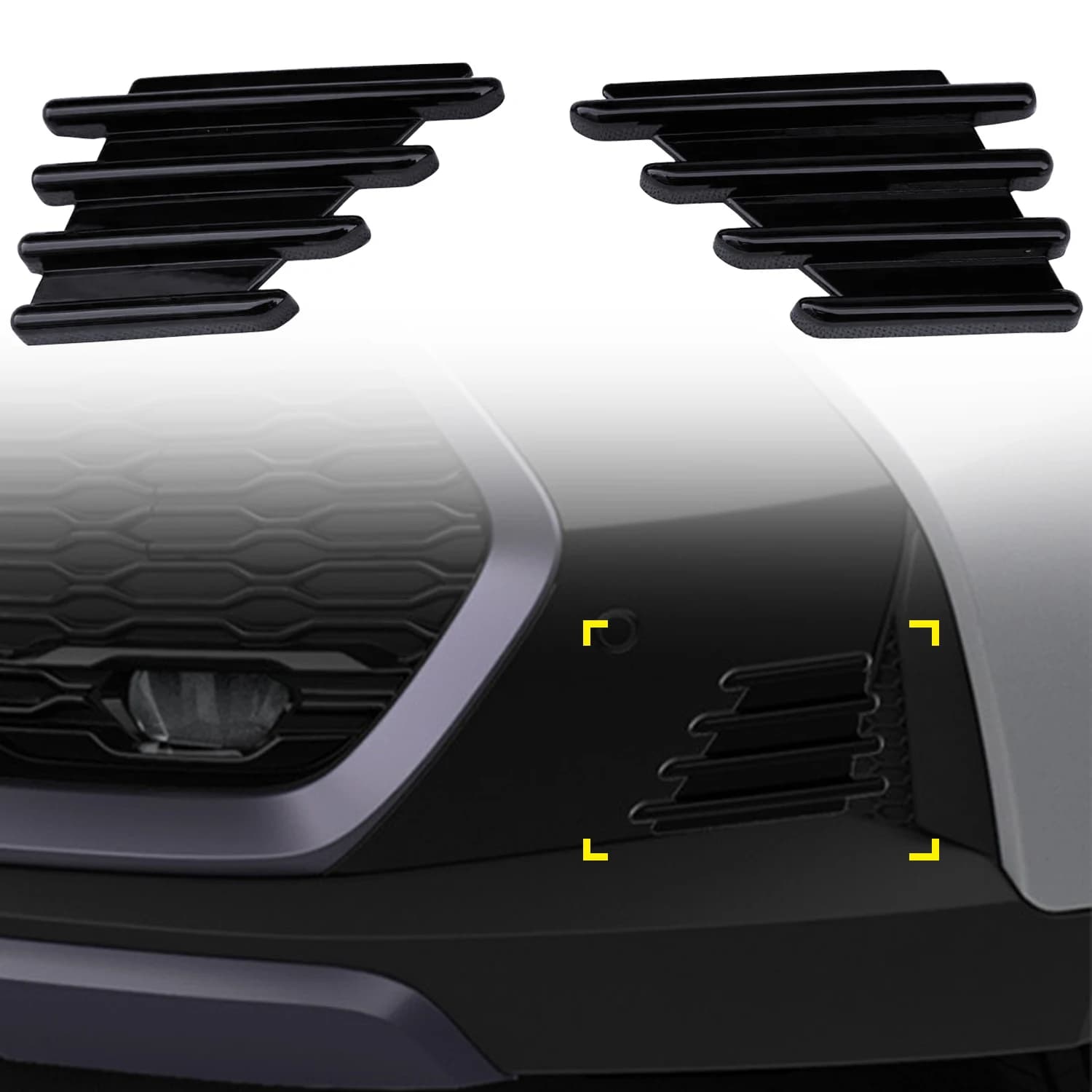 for Toyota C-HR CHR AX20 2024 2025 Car Accessories ABS Front Bumper Air Vent Trim Cover 2PCS Excludeing GR Sport Versions