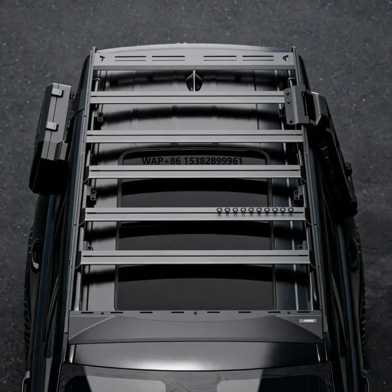 HeavyDuty Off-Road Roof Rack Platform Carbon Steel & Aluminum,No-Drill Roof ExpansionIdealfor BroncoCamping & Overlanding
