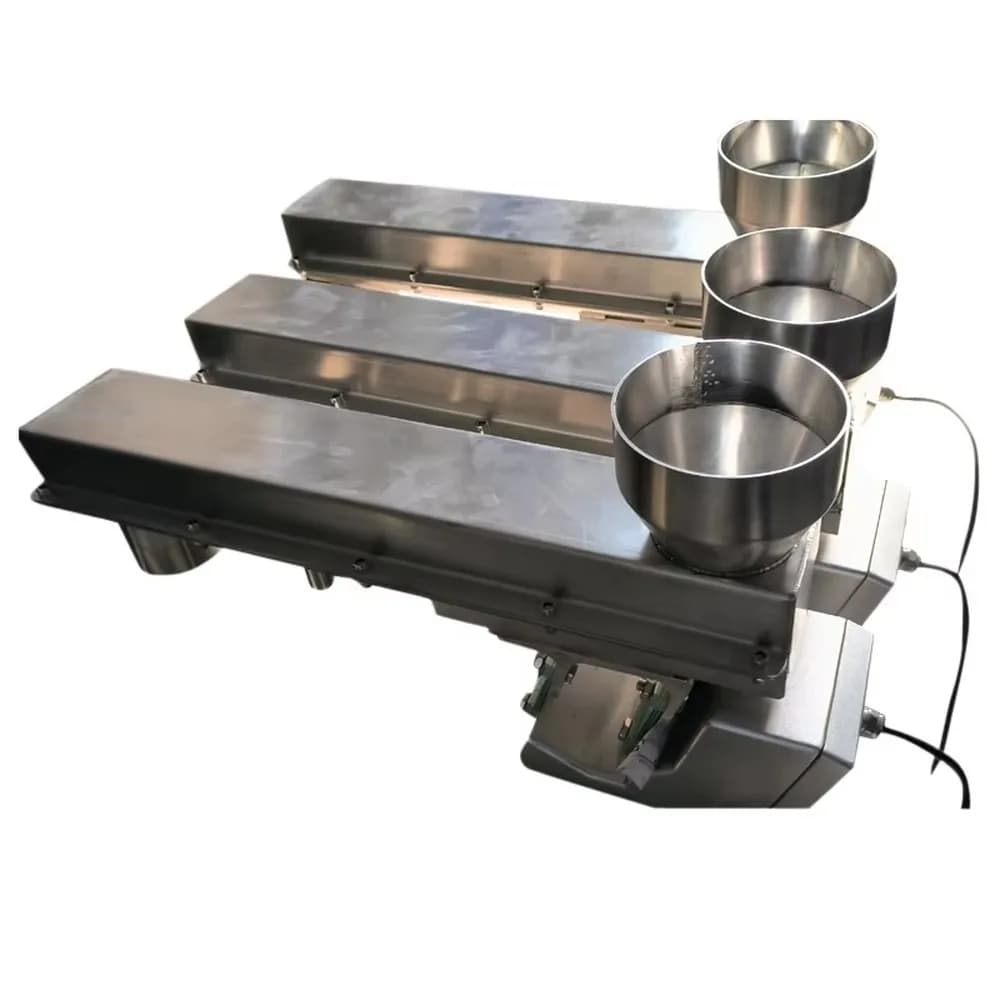 Small GZV Series Food-Grade Linear Vibrating Feeder Electromagnetic Conveyor for Industrial Production Line