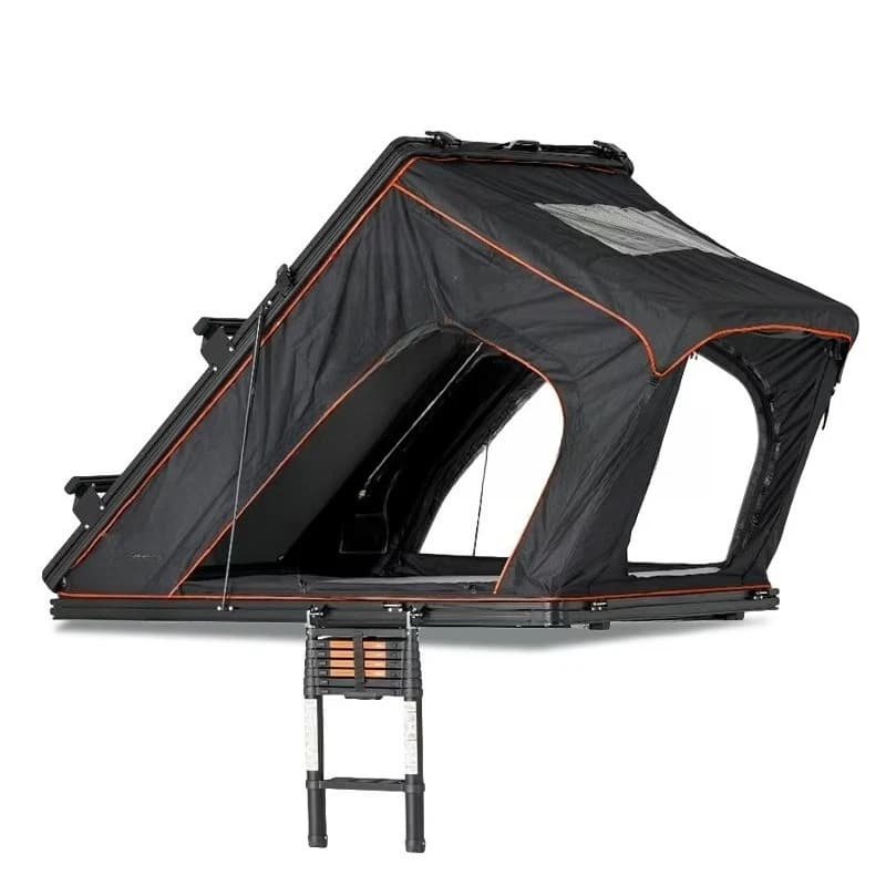 Easy Set up Slimline Car Hardshell Rooftop Tent 4x4 Off-road Camping Hard Shell Roof Top Tent with RTT Roof Rack