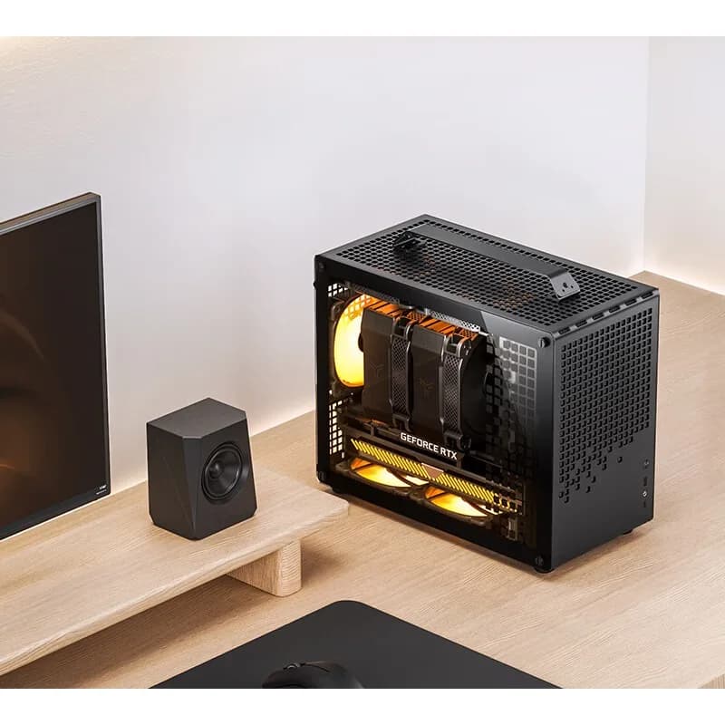 i7/9800X3D/5060/5080 Desktop Water-cooled Gaming Computer Mini ITX Host