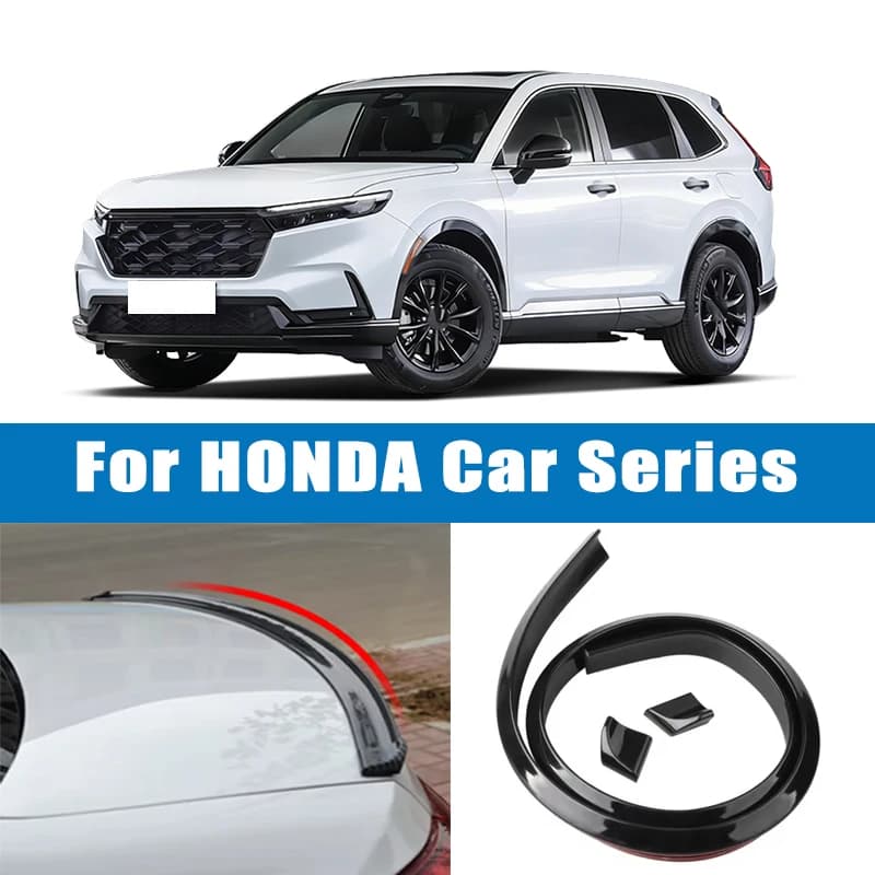 1.5M Car-Styling 5D Carbon Fiber Spoilers Styling DIY Refit Spoiler For Honda Civic Accord CRV HRV Fit Jazz City Passport Pilot