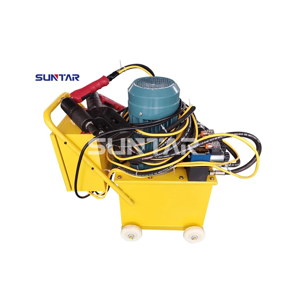 Air Duct Angle Steel Flange Metal Rivet  Held Hydraulic Riveting Machine