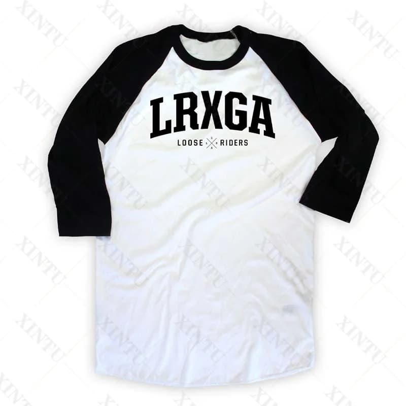 Loose Rider 3/4 Sleeve Jersey DH Motocross Downhill Suit Enduro Maillot Men's BMX MTB Cycling Short Sleeve Sweatshirt