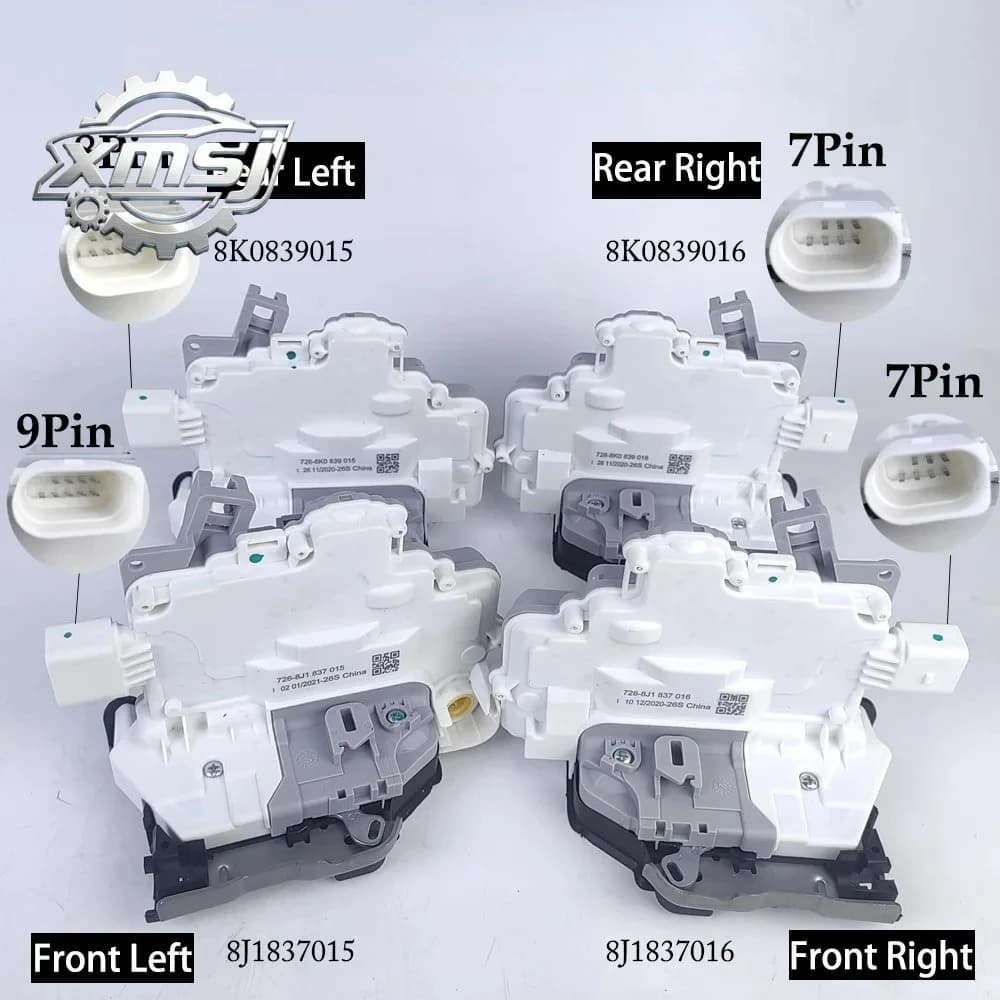 Actuador de cerradura de puerta 9A 783911601   8K 0839016 A para Touareg Superb A4 Q3 Q7 TTRS Q5 A5 CAYENNE PANAMERA