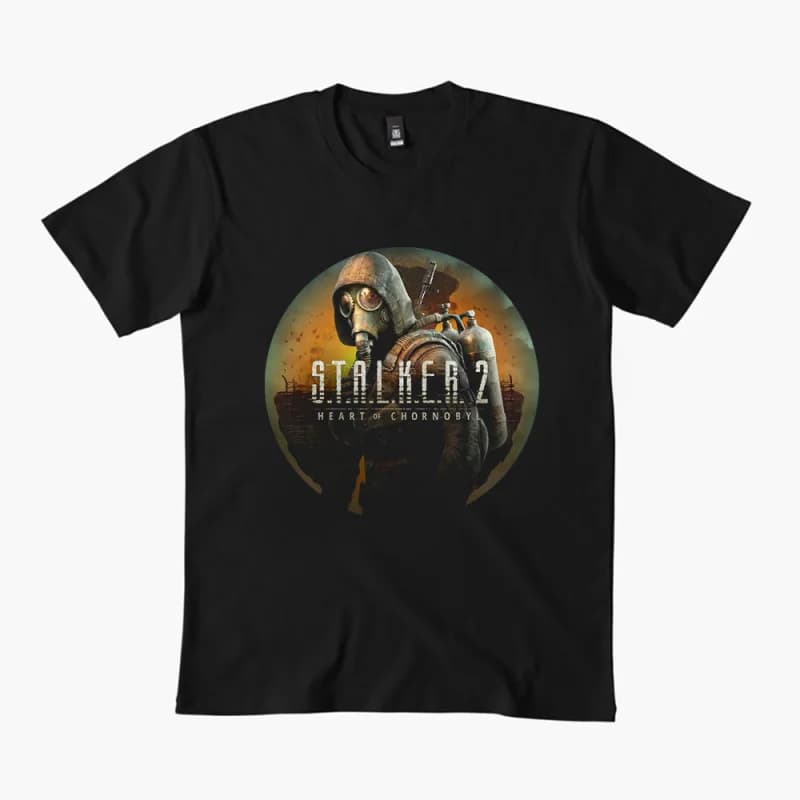 S.T.A.L.K.E.R. 2 Shadow of chernobyl 0401 Danger exclusion zone gift t shirt Video game Stalker Graphic Clothes All size Tops