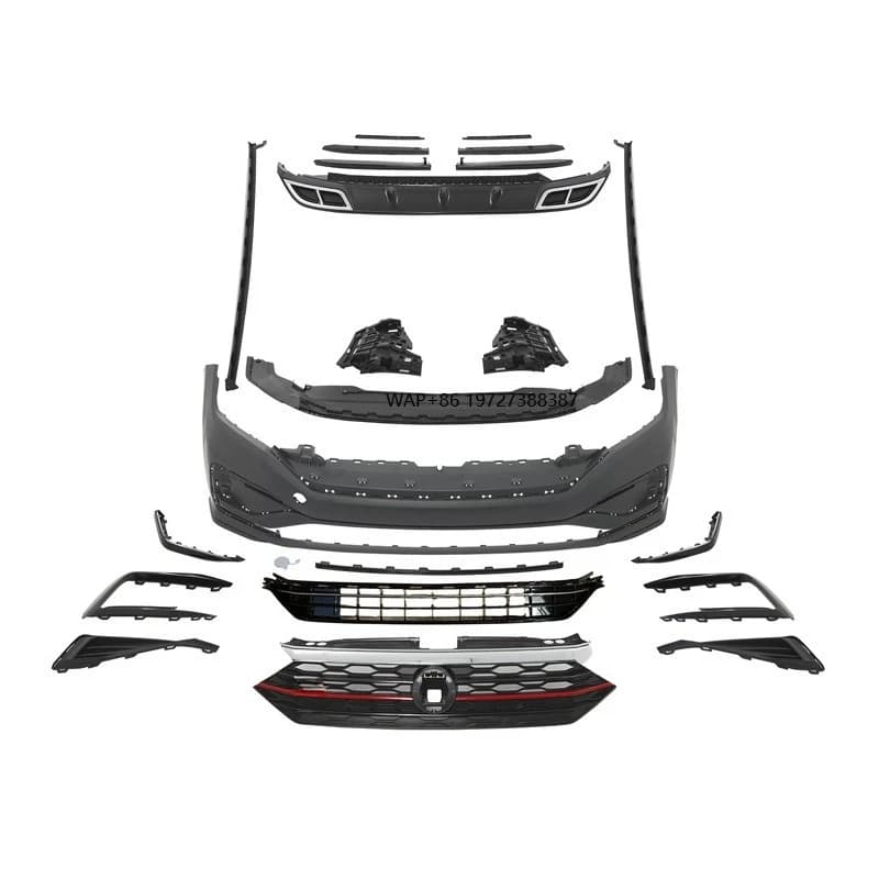 Body Kiy Car Bumpers Facelif Kit Upgrade Front Bumper With Grille Fit for 2019-2021