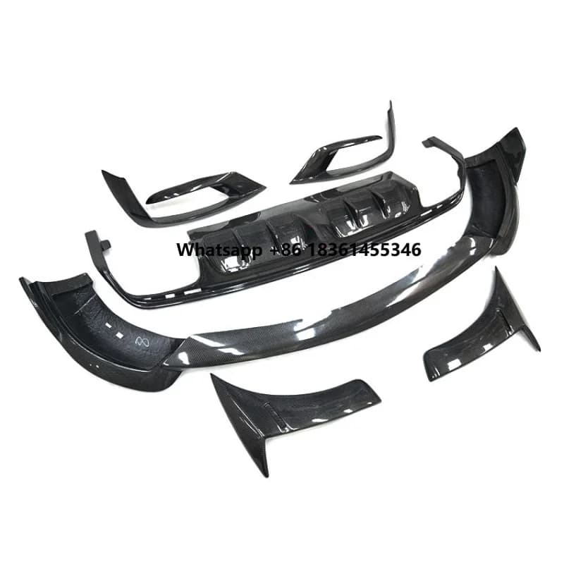 W222 2014-2017 Carbon Fender Wind Spoiler W222 S63 Fiber Body Kit