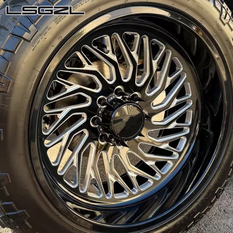 Deep Dish Wheel LSGZL Custom for F250 6x139.7 6x5.5 8x6.5 8x180 8x170 Forged Wheels 20 22 24 Inch Truck Wheels for 2500HD
