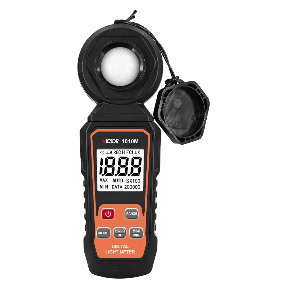 vic tor 1010M 200000 Lux Light Meter  Illuminometer Digital Lux Meter for OEM Order