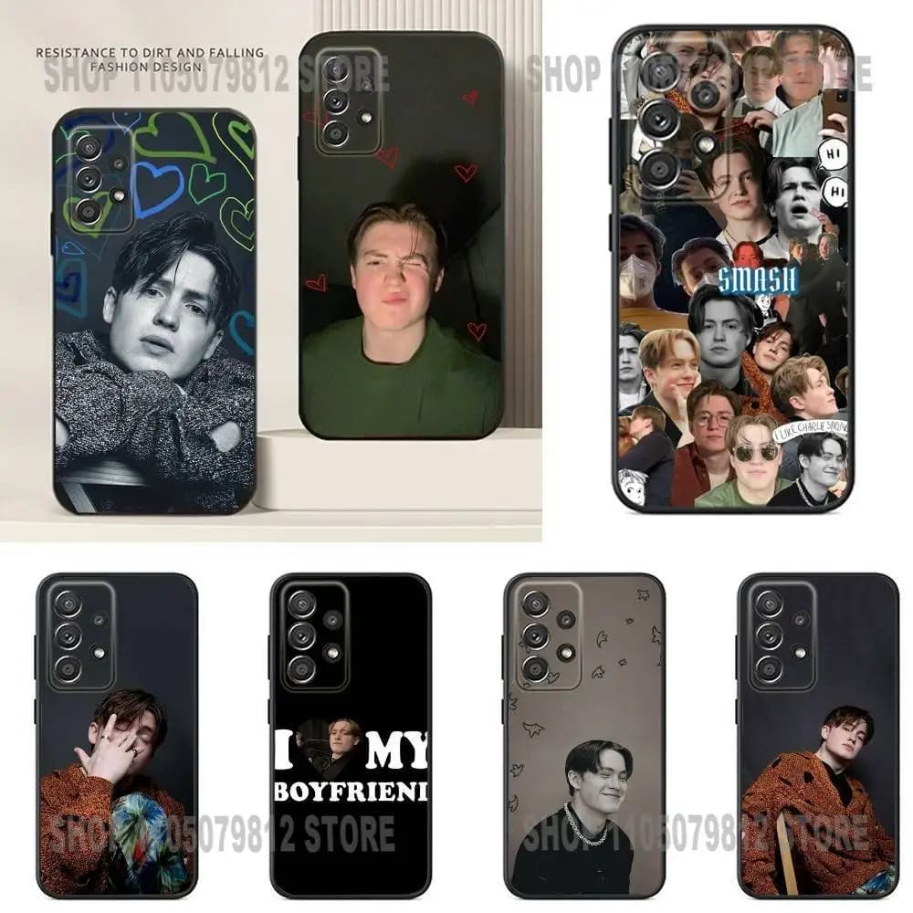 Actor Kit Connor Phone Case For Samsung S25,24,23,22,21,20,Ultra,10,10E,Plus Note20 Black Case