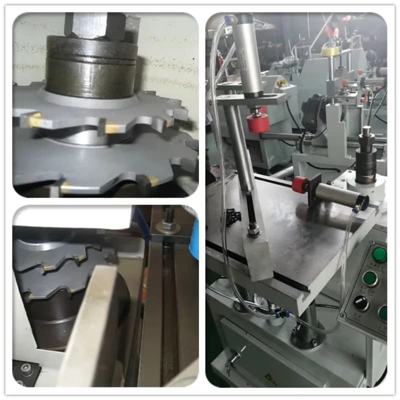 Aluminum Window Mullion End Milling Machine PVC UPVC Window Assembly Tool for Home Improvement And Construction