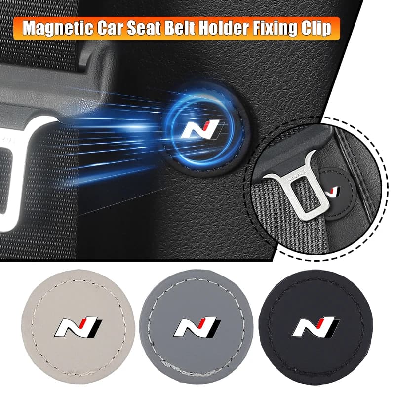 Magnetic Car Seat Belt Limiter Stopper Stabilizer Accessories For Hyundai I30 I20 IX35 I40 Azera 2014 Accent 2013 H1 IONIQ 5