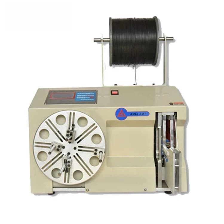 Semi-Automatic Data Line Power Wire Winding Binding Machine Automatic Winding Equipment For Cable Manufacturing