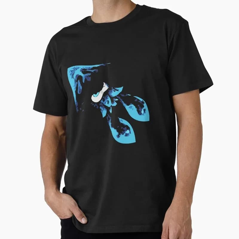 Blue Kraken Cute Cartoon Videogame Splatoon Gift T Shirt for Gamer 1130 Short Sleeve Graphic Clothes Unisex Tee US Size S-6XL