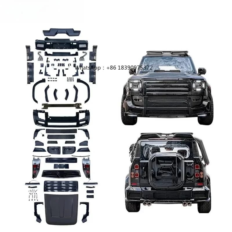 CLY Design for Shanhai T-2 Upgrade Star Wide Bodykit with Hood Taillight Front Roof Spoiler Rear Spoiler