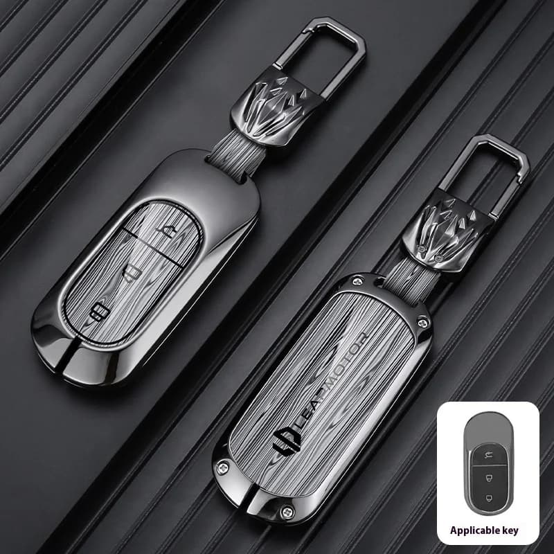 NEW Zinc Alloy Car Key Cover Case Holder Key Bag Shell Protector For Leapmotor T03 S01 C11 C01 Keychain Auto Styling Accessories