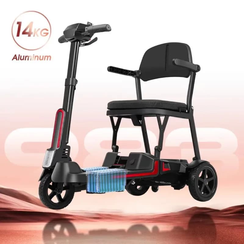 Export electric vehicle household electric folding scooter electric scooter by plane disabled scooter