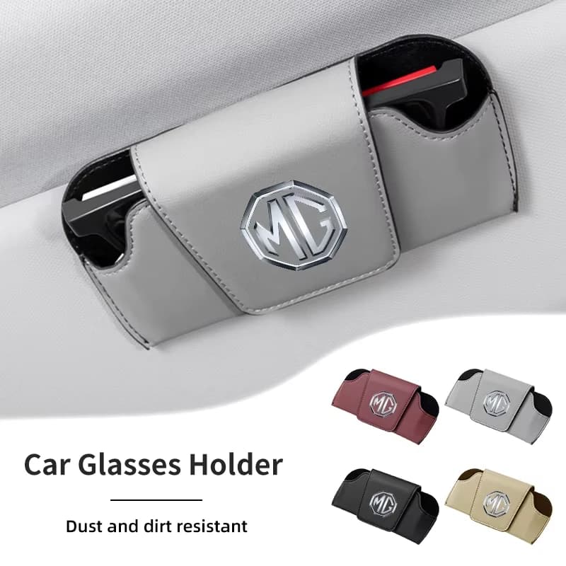 Car Sun Visor Glasses Case Sunglasses Storage Box Anti‑scratch Durable For MG ZS MG4 EV MG HS MG3 MG5 EV Marvel R MG ONE