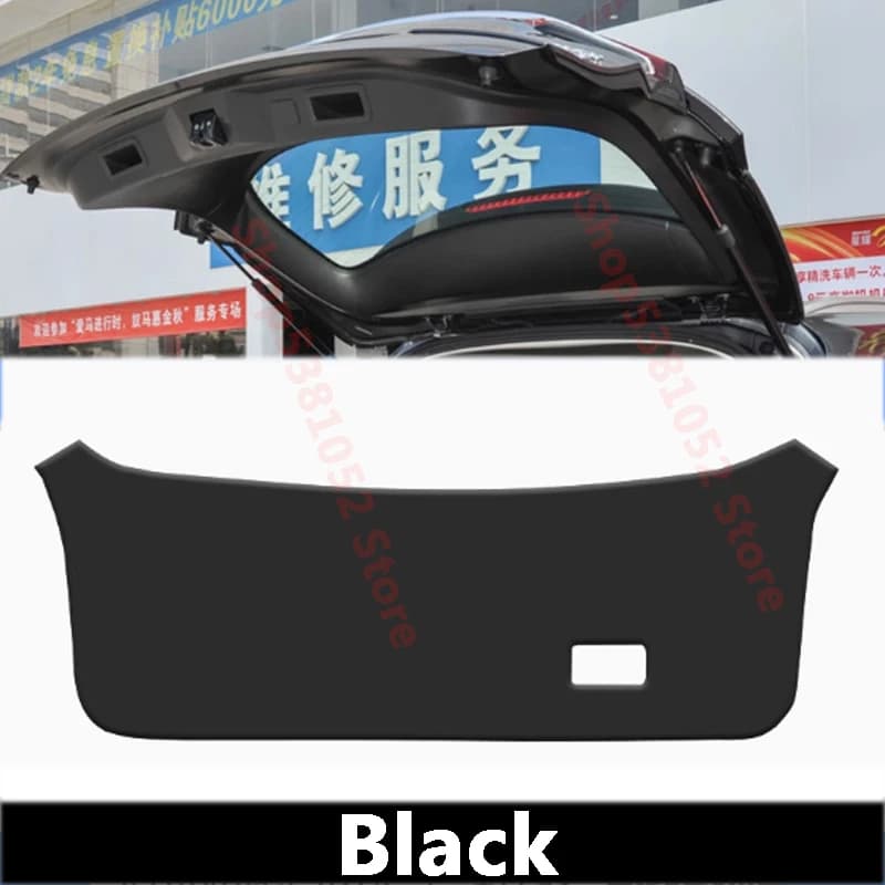 For Mazda CX-8 CX8 2019 2020 2021 2022 Car Rear Trunk Tailgate Protection Pad Trunk PU Leather Decorative Pad Accessories Cover