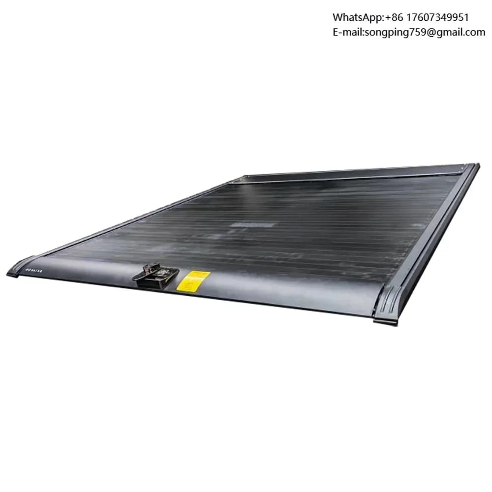 Retractable Aluminum Alloy Tonneau Cover for Mitsubishi/Isuzu/Navara Pickup Trucks Roller Shutter Cover No Drill Installation