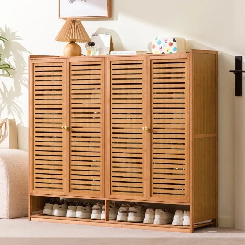 Vertical Light Luxury Shoe Cabinets High-end Feel Large Entrance Shoe Cabinets Organizador De Zapatos Living Room Furniture