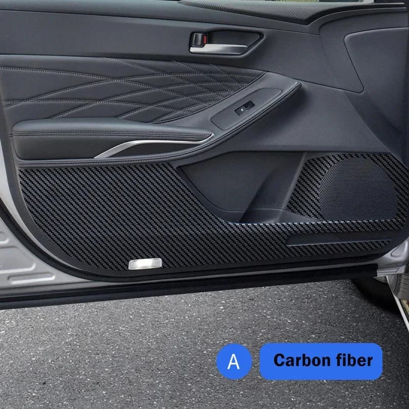For Toyota Avalon Xx50 2019 2020 2021 2022 Car Interior Door Mat Anti-kick Pad Sticker Decoration Accessories Auto Styling Parts