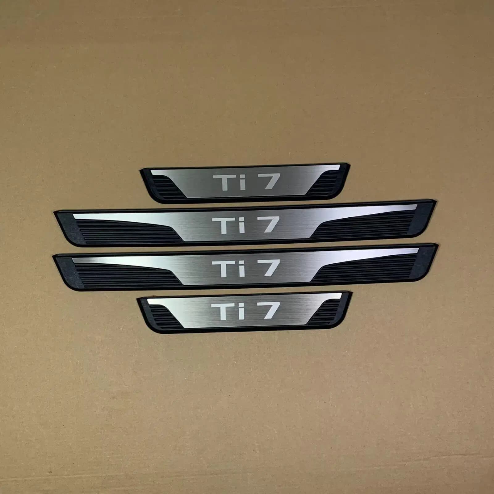 For BYD Ti7 Ti 7 Fangchengbao Ti7 2026 2027 Car Door Sill Plate Stainless Steel ABS Cover Interior Sticker Auto Accessories Part