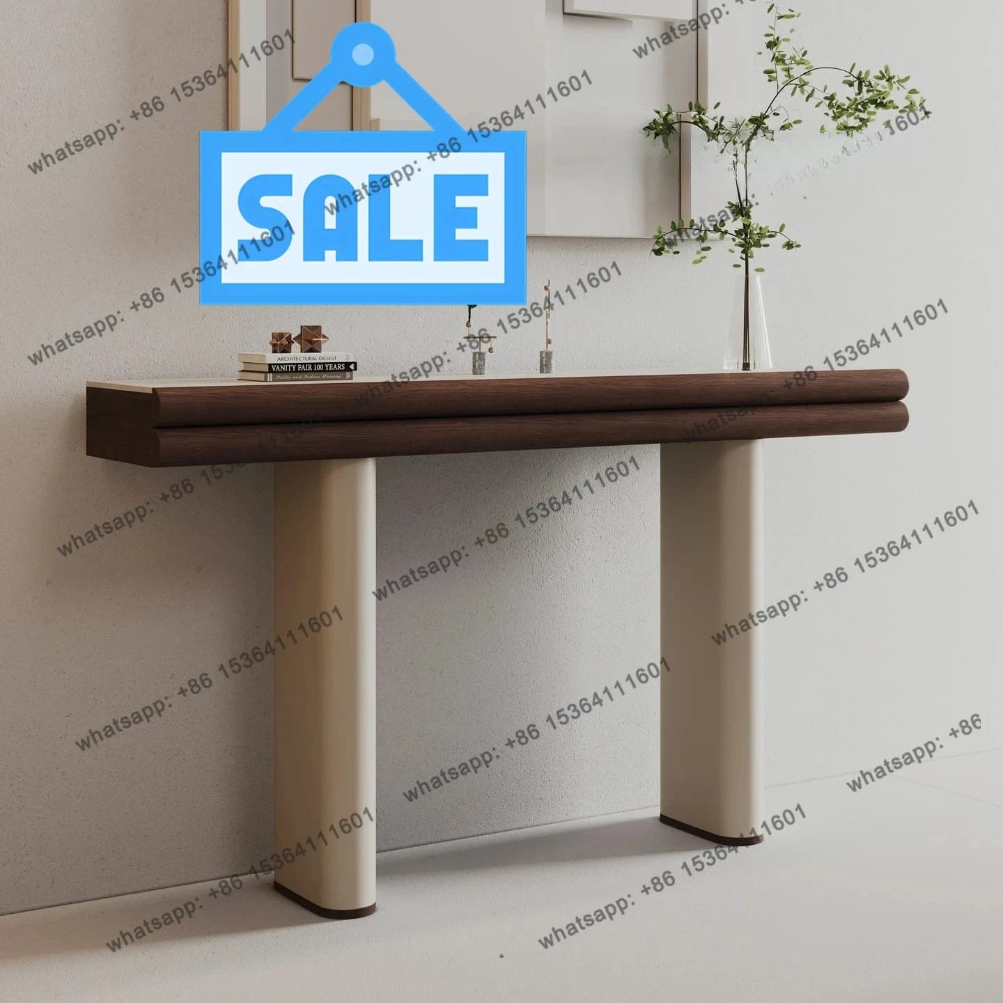 Premium Entrance Table Living Room Corridor Aisle Against Wall Entrance Table Hotel Solid Wood Entrance Table