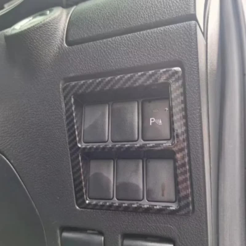 L/RHD For Toyota Hilux/Hilux REVO 2024 front driver control Cover Headlamps Adjustment hold P Switch cover interior accessories