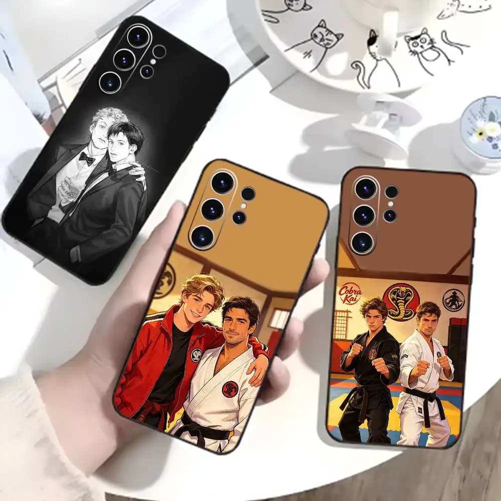 Robby X Whitaker Fanart Phone Case For Samsung S26,S25,S24,S23,S22,S21,S20,Ultra,Plus,FE Black Soft Cover