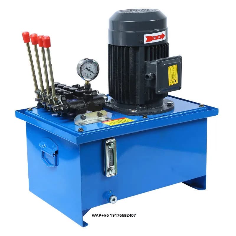 Portable Hydraulic Power Unit Lightweight Design for Onsite Maintenance and Mobile Machinery